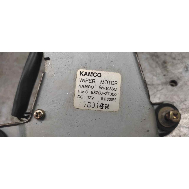 Recambio de motor limpia trasero para hyundai coupe (j2) 1.6 fx coupe referencia OEM IAM 9870027000 4 PINS - Azul 3