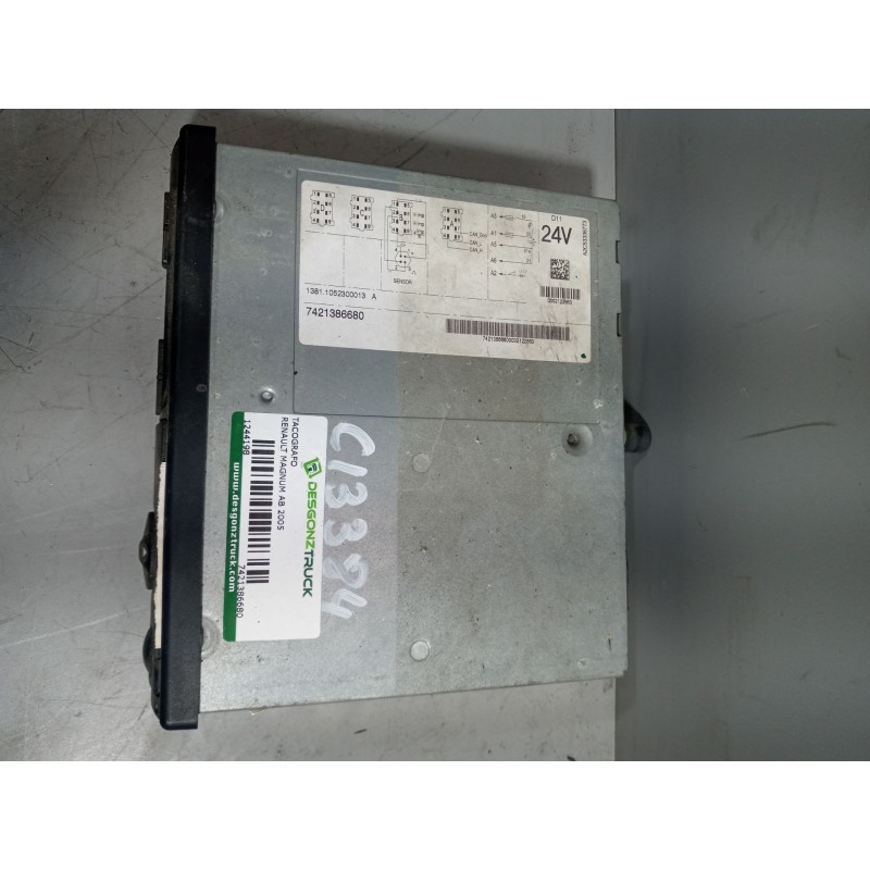 Recambio de tacografo para renault magnum ab 2005 12.8 diesel referencia OEM IAM 7421386680 - Blanco 2