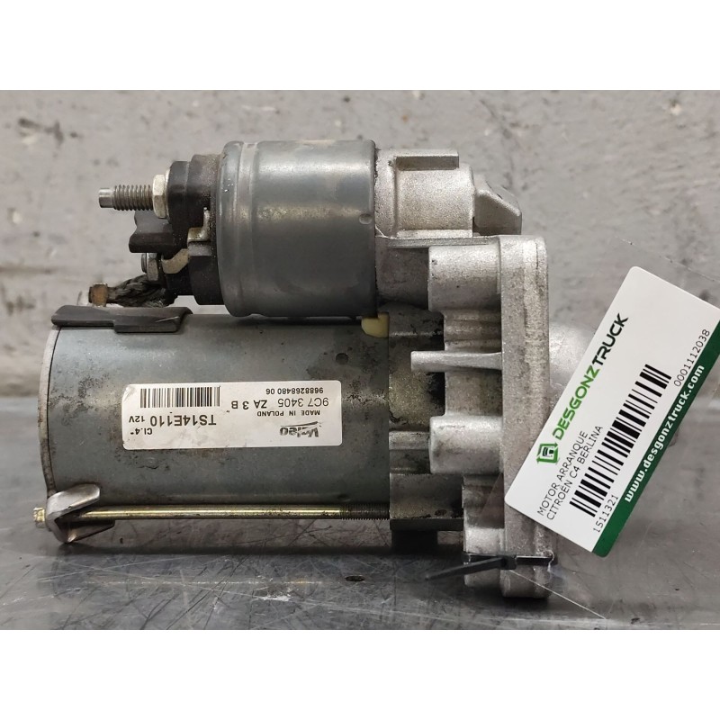 Recambio de motor arranque para citroën c4 berlina lx referencia OEM IAM 0001112038 - Negro 2