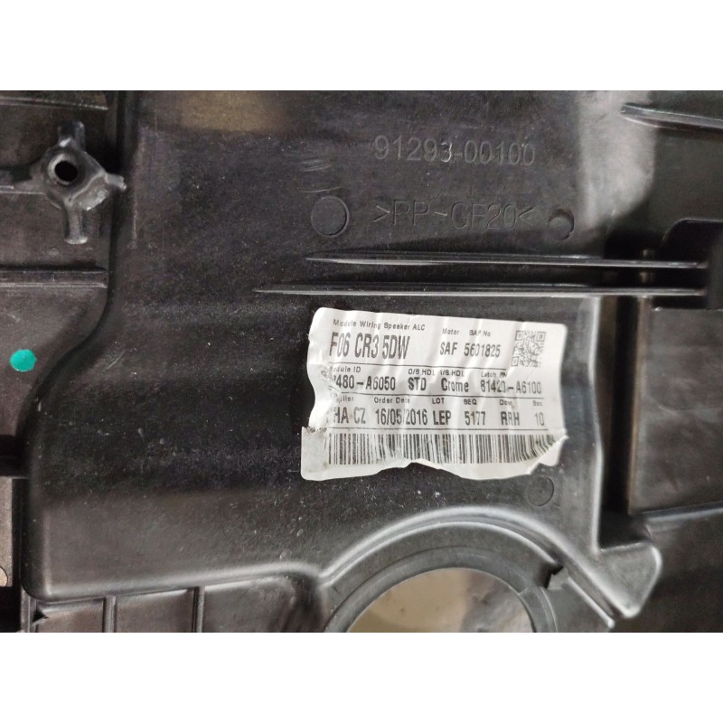 Recambio de elevalunas trasero derecho para hyundai i30 (gd) 1.6 crdi referencia OEM IAM 2