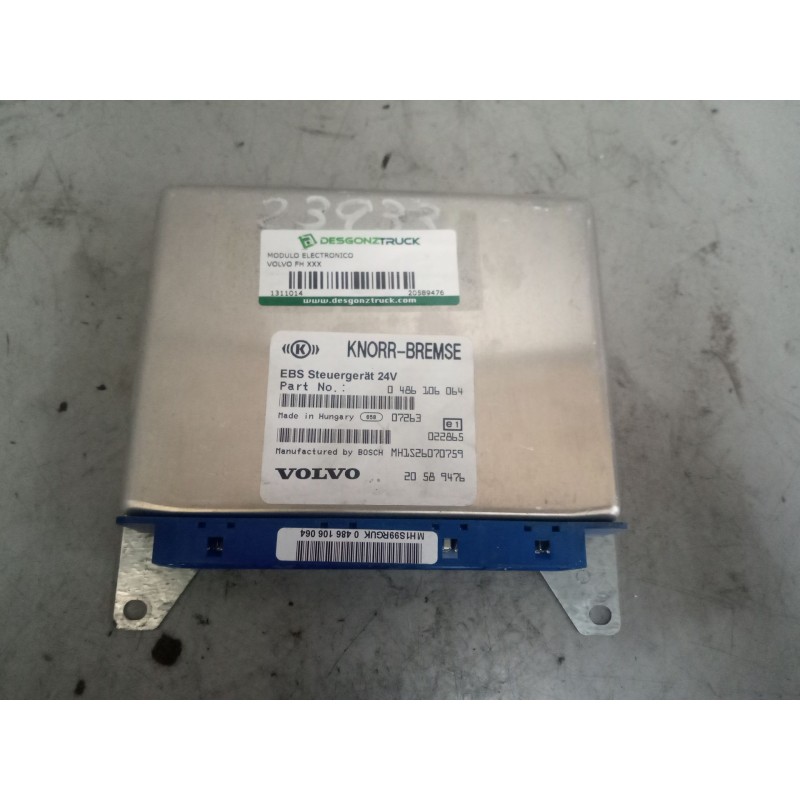 Recambio de modulo electronico para volvo fh xxx referencia OEM IAM 20589476 CENTRALITA EBS 0486106064