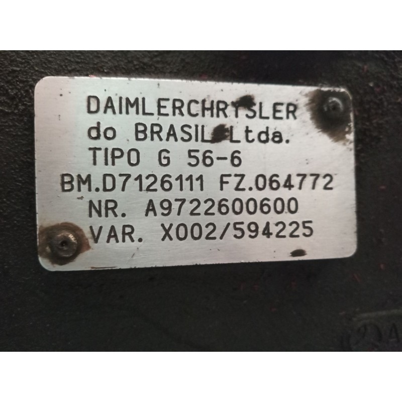 Recambio de caja cambios para mercedes-benz atego 4 cyl. 4x2 2005  815  4x2 om 904 la s (corto) referencia OEM IAM G56-6  A97226 - Blanco 4