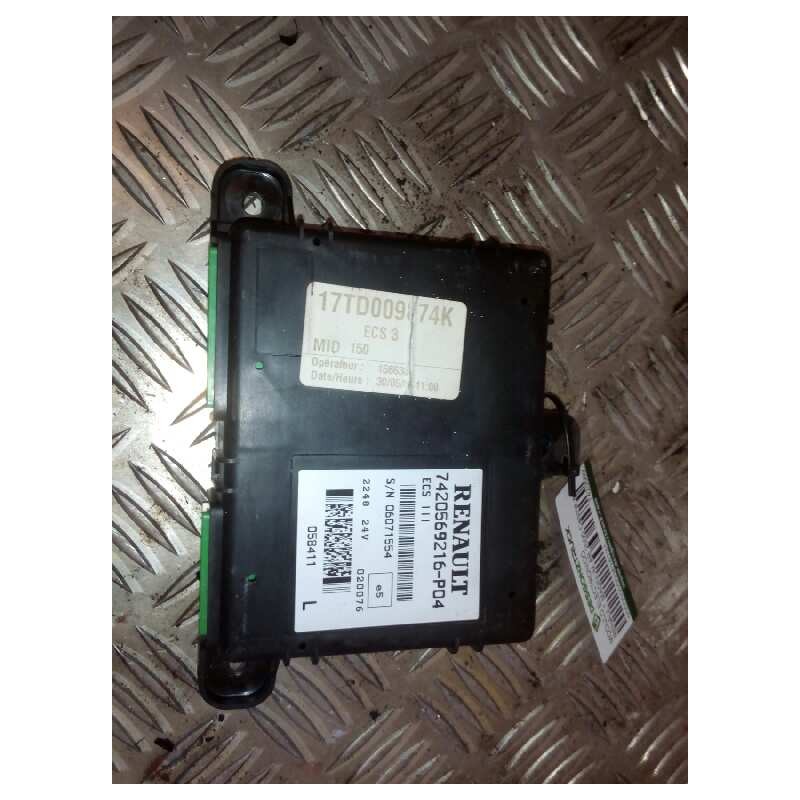 Recambio de modulo electronico para renault magnum ab 2005 cabina adel.tractor semirr. gv  4x2 4xx.18 gran espacio referencia OE - Rojo