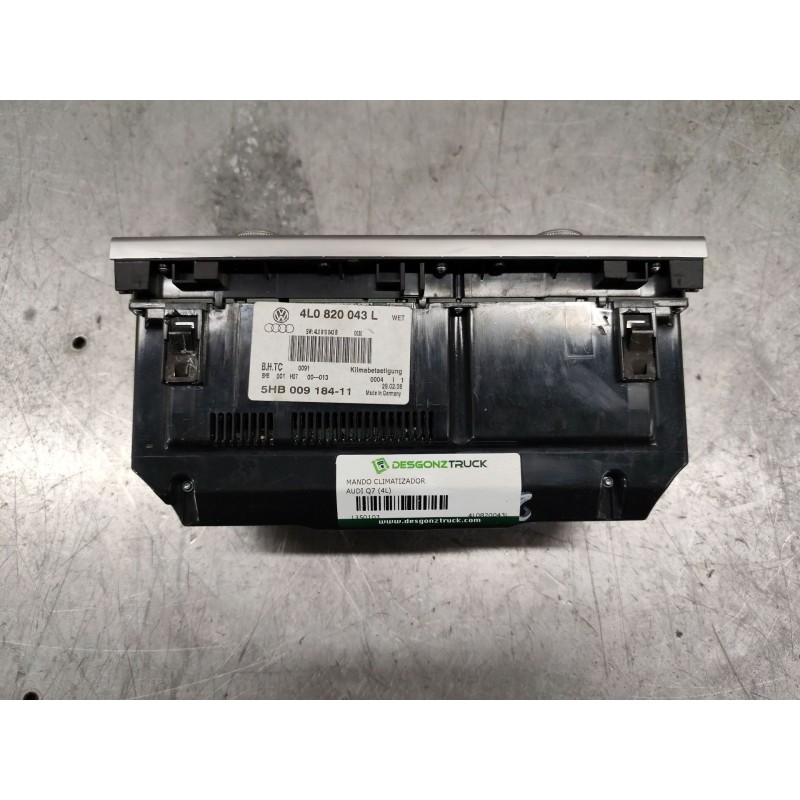 Recambio de mando climatizador para audi q7 (4l) 3.0 tdi (176kw) referencia OEM IAM 4L0820043L  5HB00918411 - Blanco 2