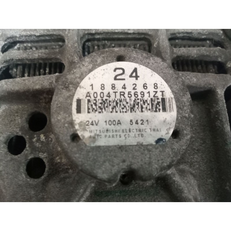 Recambio de alternador para scania serie p/g/r (l-clase) 12.7 diesel referencia OEM IAM 1884268  24V /100A - Rojo 4
