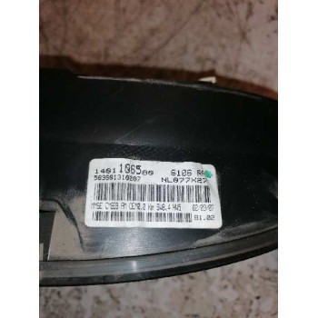 Recambio de cuadro instrumentos para fiat scudo combi (272) l1h1 120 multijet (5 pl.) referencia OEM IAM 1401106580 503001310207