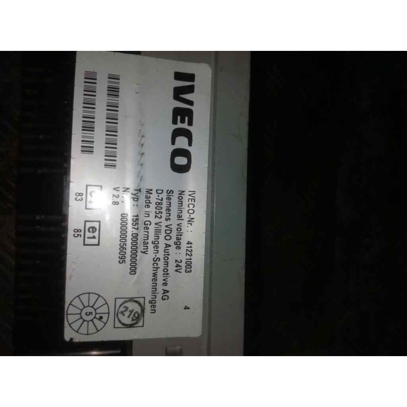 Recambio de cuadro instrumentos para iveco stralis (as) fsa t / fp lt 4x2 gran espacio referencia OEM IAM 41221003 2