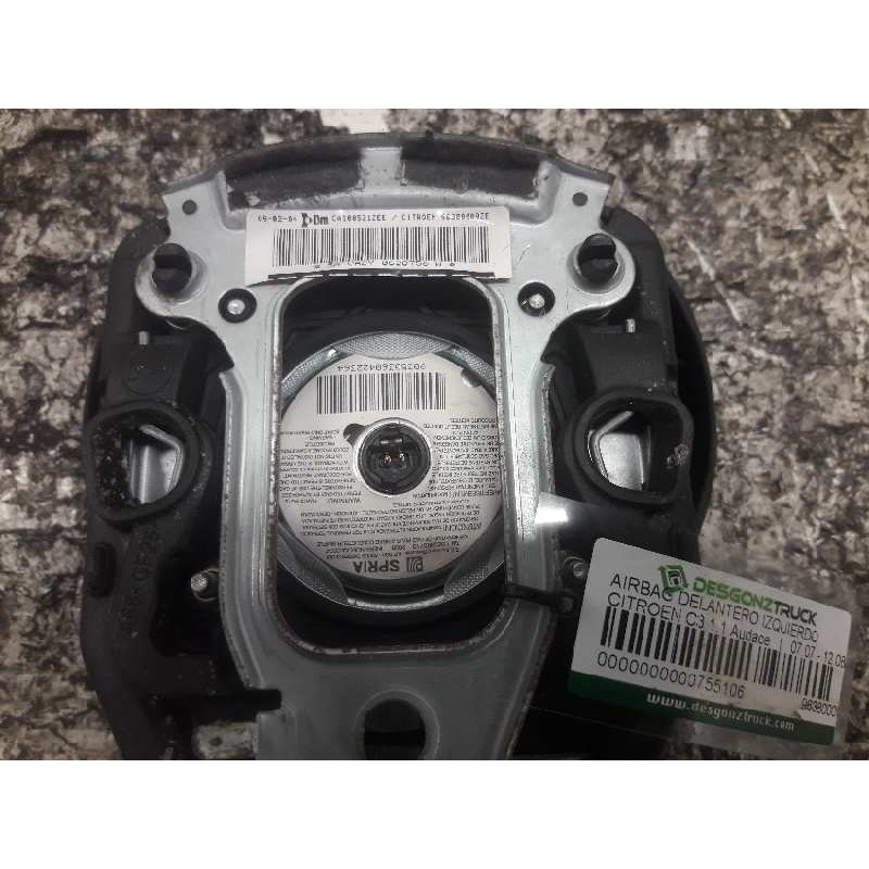 Recambio de airbag delantero izquierdo para citroën c3 1.1 audace referencia OEM IAM 96380009ZE CA100521ZEE 3