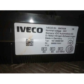 Recambio de cuadro instrumentos para iveco stralis (as) fsa t / fp lt 4x2 gran espacio referencia OEM IAM 504276236  