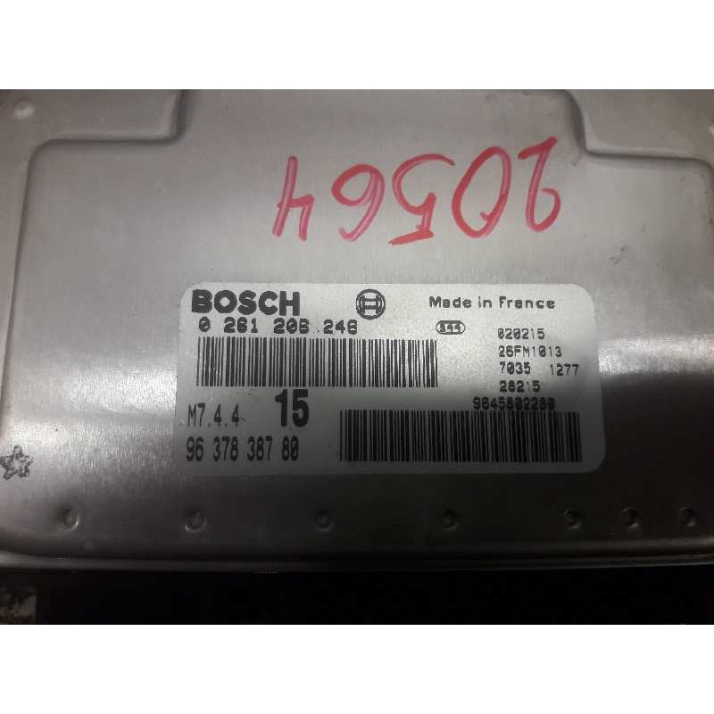 Recambio de centralita motor uce para peugeot 106 (s2) kid referencia OEM IAM 9637838780 9645802280 0261206246 - Blanco 2