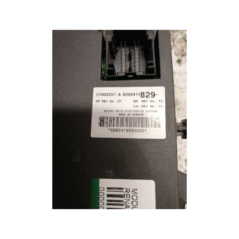 Recambio de modulo electronico para renault espace iv (jk0) grand espace initiale referencia OEM IAM 8200414829 - Gris 2