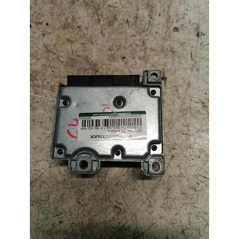 Recambio de centralita airbag para citroën c4 berlina 1.6 16v hdi fap referencia OEM IAM 9653493780 3