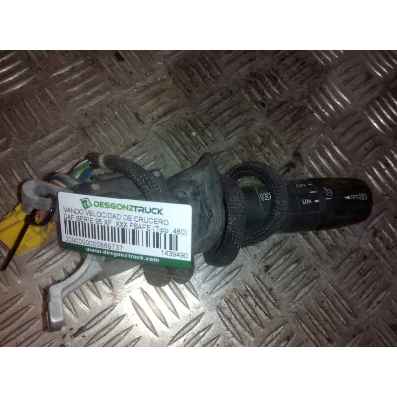 Recambio de mando velocidad de crucero para daf serie 95 xf .480 fsafe (tipo .480) larga distancia referencia OEM IAM 1439490