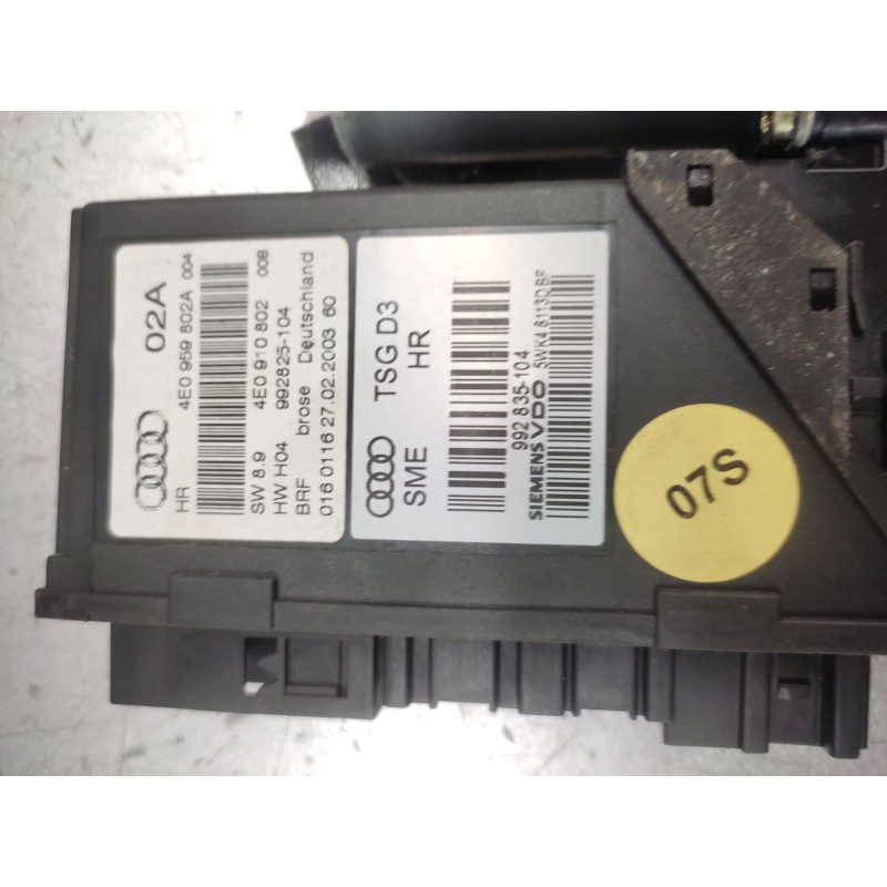 Recambio de motor elevalunas trasero derecho para audi a8 (4e2) 3.7 quattro referencia OEM IAM 4E0959802A  4E0910802 3