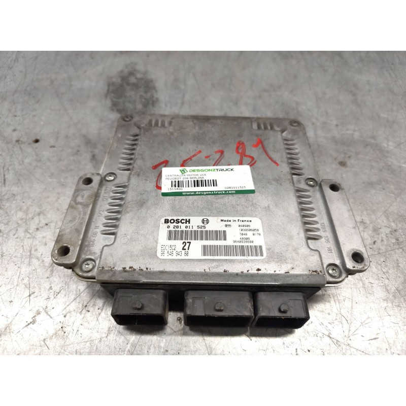 Recambio de centralita motor uce para peugeot 206 berlina xt referencia OEM IAM 0281011525 9640938680 9654694380