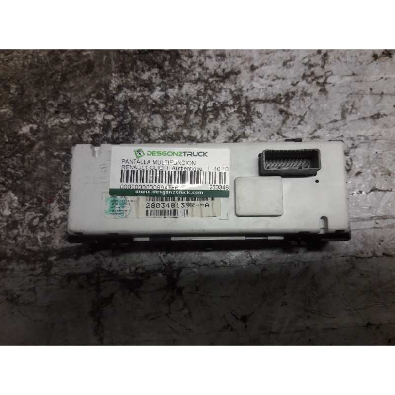 Recambio de pantalla multifuncion para renault clio iii authentique referencia OEM IAM 280348139R 24 PINS - Rojo 2