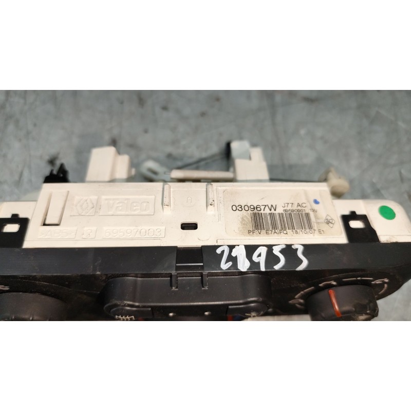 Recambio de mando calefaccion / aire acondicionado para renault clio iii dynamique referencia OEM IAM 030967W - Rojo 2