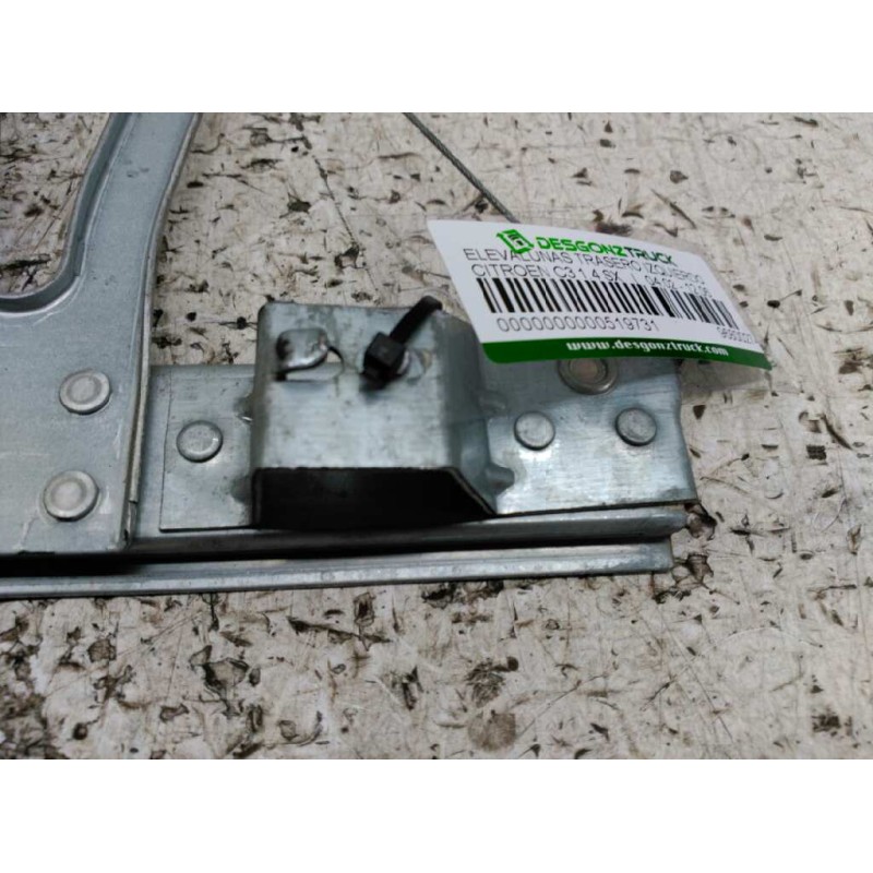 Recambio de elevalunas trasero izquierdo para citroën c3 1.4 sx referencia OEM IAM 9680027480 3