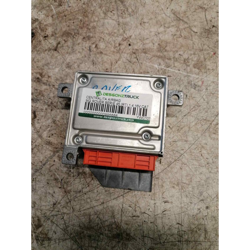 Recambio de centralita airbag para mg serie 45 (rt) 1.4 16v cat referencia OEM IAM YWC107010 3