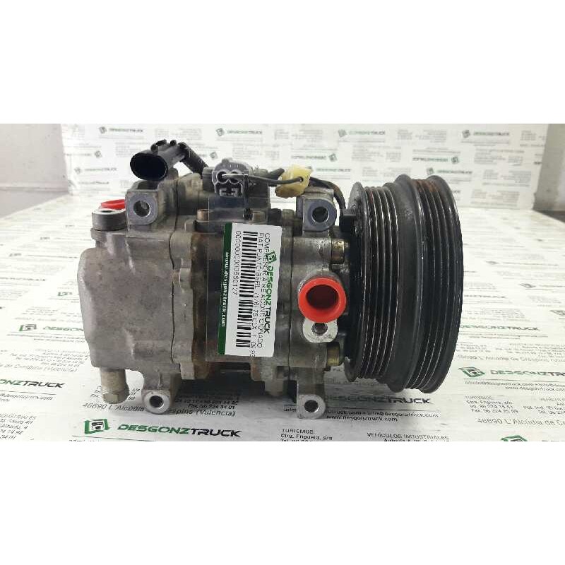 Recambio de compresor aire acondicionado para fiat punto berl. (176) 75 elx referencia OEM IAM - Blanco 2