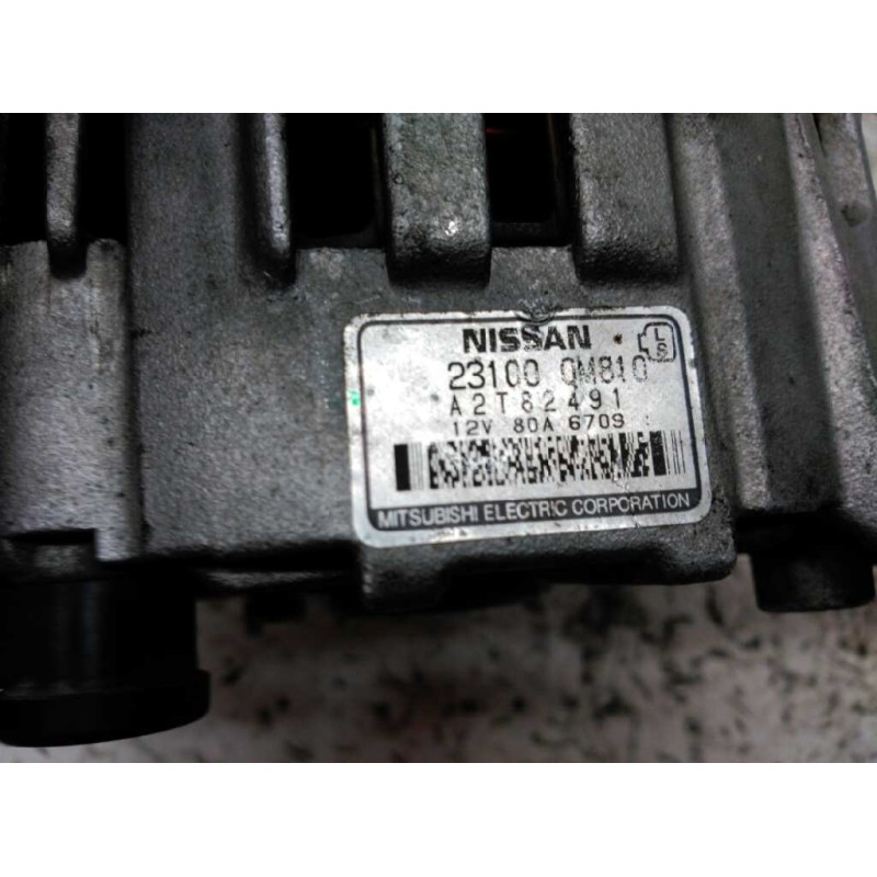 Recambio de alternador para nissan navara pick-up (d40m) king cab le 4x4 referencia OEM IAM 23100OM810 6