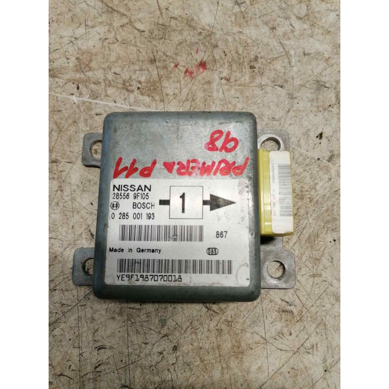 Recambio de centralita airbag para nissan primera berlina (p11) 1.6 16v cat referencia OEM IAM 0285001193 285569F105 