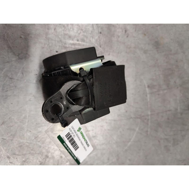 Recambio de cinturon seguridad trasero derecho para audi q7 (4l) 3.0 tdi (176kw) referencia OEM IAM 60669800 - Blanco 3