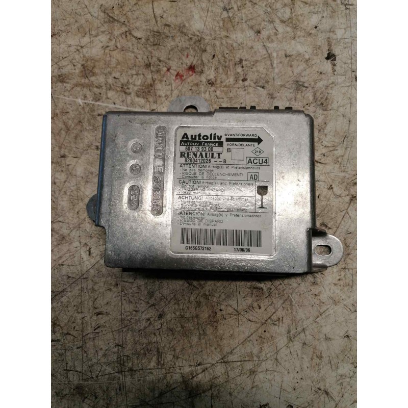 Recambio de centralita airbag para renault megane ii berlina 3p 1.5 dci diesel referencia OEM IAM 8200412026B 607139300 