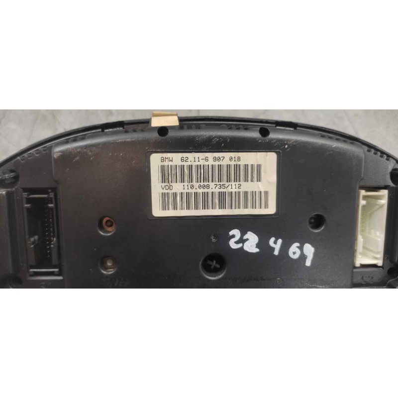 Recambio de cuadro instrumentos para bmw serie 5 berlina (e39) referencia OEM IAM 62116907018 110008735112 3