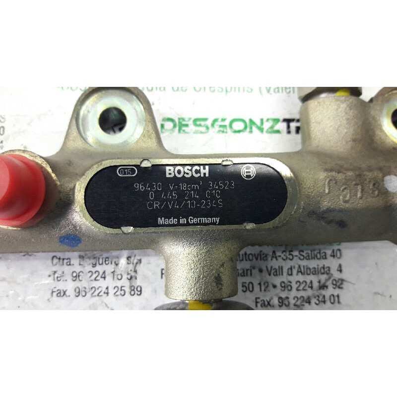 Recambio de rampa inyectora para peugeot 406 berlina (s1/s2) 2.0 hdi referencia OEM IAM 0445214010 2