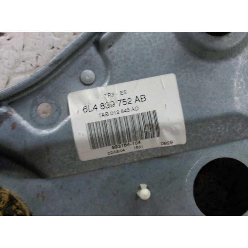 Recambio de elevalunas trasero derecho para seat ibiza (6l1) cool referencia OEM IAM 6L4839752AB 2