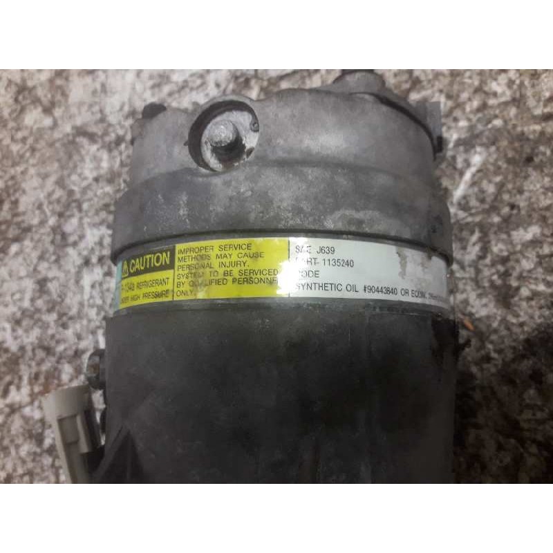 Recambio de compresor aire acondicionado para opel vectra b berlina básico referencia OEM IAM 90443840 1135240 6560493 3