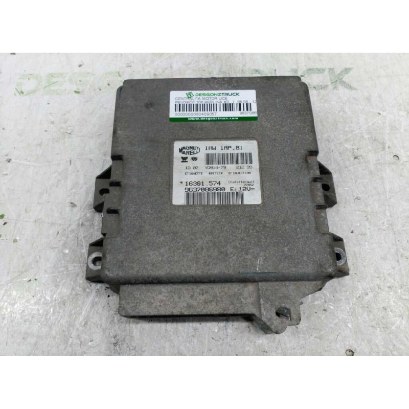 Recambio de centralita motor uce para peugeot 206 berlina xr referencia OEM IAM 9637086980 IAW 1AP.81 16301.574
