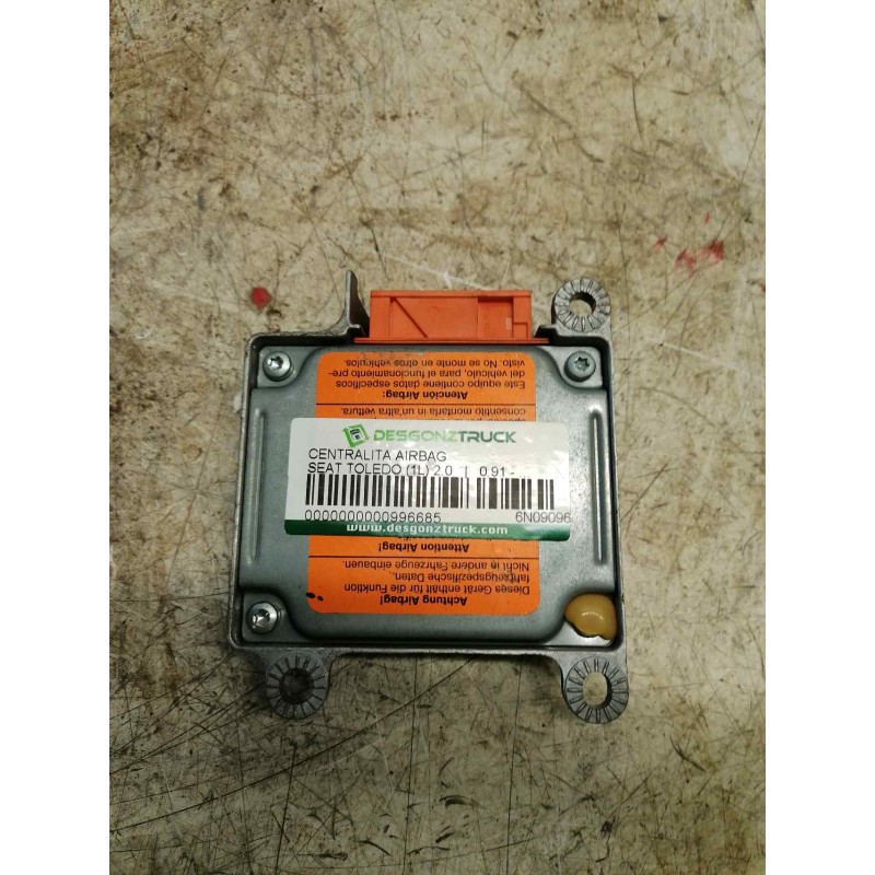 Recambio de centralita airbag para seat toledo (1l) 2.0 referencia OEM IAM 6N0909603 5WK4137 3