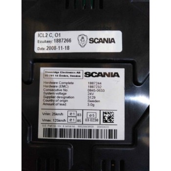 Recambio de cuadro instrumentos para scania serie p/g/r (c-clase) referencia OEM IAM 1887244 1887266 1887232