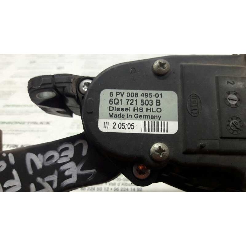 Recambio de potenciometro pedal para seat leon (1m1) last edition referencia OEM IAM 6Q1721503B 5