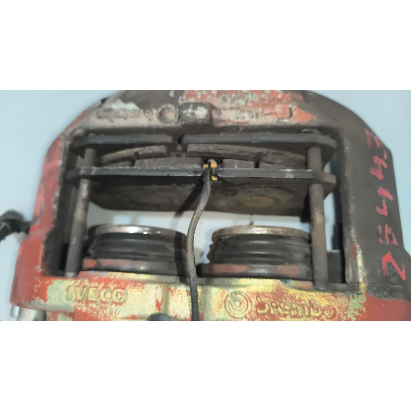 Recambio de pinza freno trasera izquierda para iveco eurocargo tector fki  (typ 100 e 18) tráfico urbano referencia OEM IAM 5003 - Rojo 3