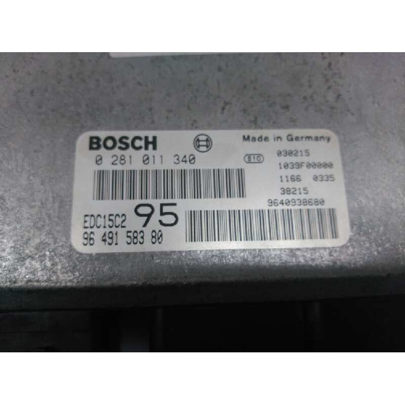 Recambio de centralita motor uce para citroën c5 berlina 2.0 hdi magic referencia OEM IAM  9640938680 - Gris 2