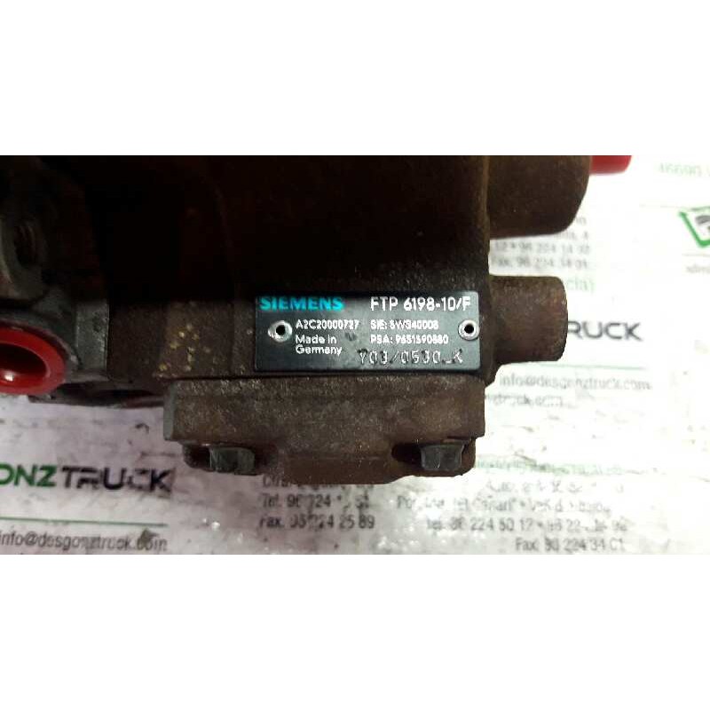 Recambio de bomba inyeccion para peugeot 207 xad referencia OEM IAM 9651590880 3