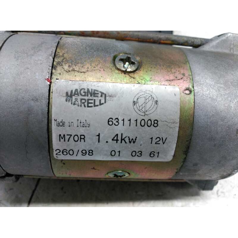 Recambio de motor arranque para fiat bravo (182) 1.6 16v / 16v 100 sx referencia OEM IAM  MAGNETTI MARELLI 11 DIENTES 3