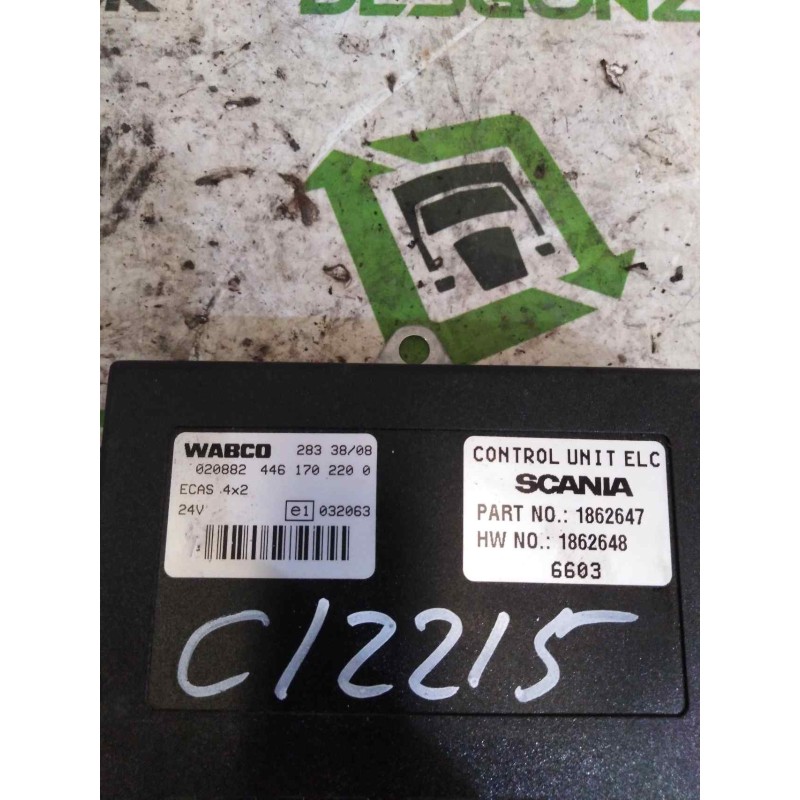 Recambio de modulo electronico para scania serie p/g/r (c-clase) referencia OEM IAM 1862647 4461702200 CENTRALITA ECAS - Blanco 2