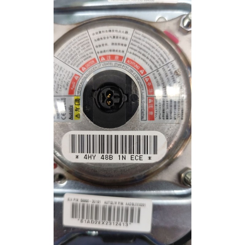 Recambio de airbag delantero izquierdo para kia sportage concept 4x2 referencia OEM IAM s1ad2ex2312413 2