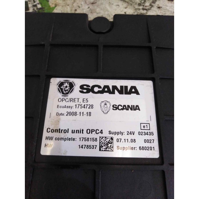 Recambio de modulo electronico para scania serie p/g/r (c-clase) referencia OEM IAM 1754728 1758158 CENTRALITA OPC - Blanco 2