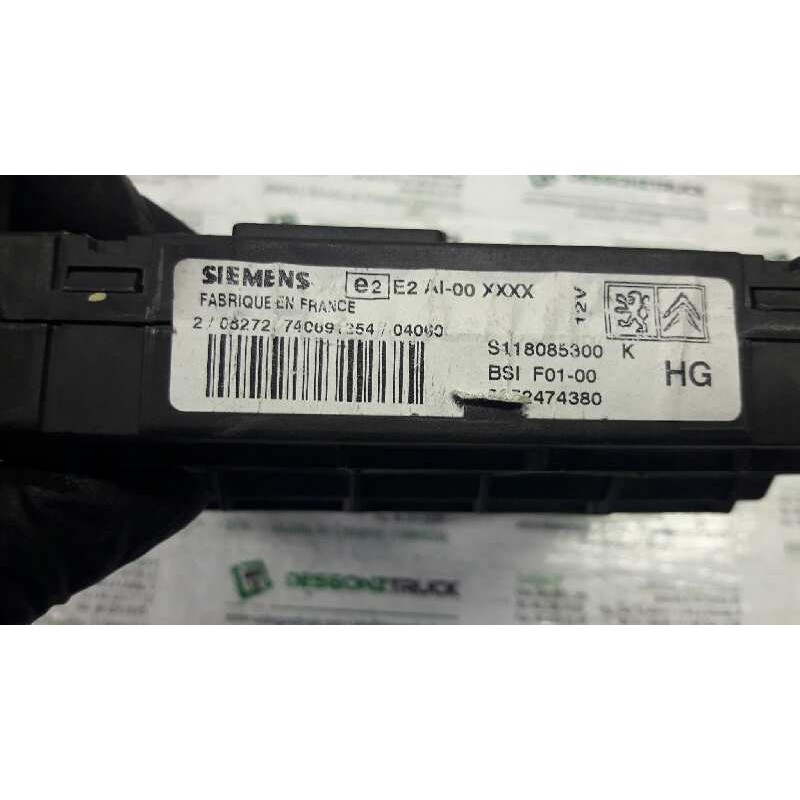 Recambio de caja reles / fusibles para citroën c3 1.4 hdi 16v exclusive referencia OEM IAM S118085300 BSI 3