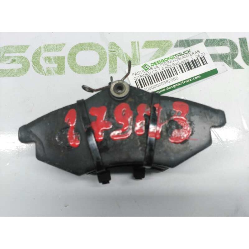Recambio de pastillas de freno delanteras para citroën c3 1.4 hdi exclusive referencia OEM IAM 2