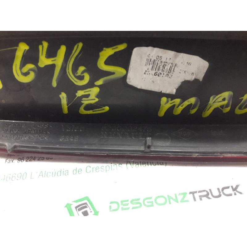 Recambio de piloto trasero izquierdo para renault laguna ii (bg0) authentique referencia OEM IAM 8200002475 PORTON - Azul 3