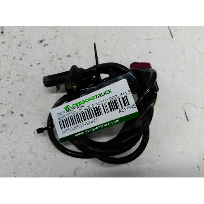 Recambio de captador abs para mercedes-benz clase e (w211) berlina e 270 cdi (211.016) referencia OEM IAM A2115401217 TRASERO DE - Negro