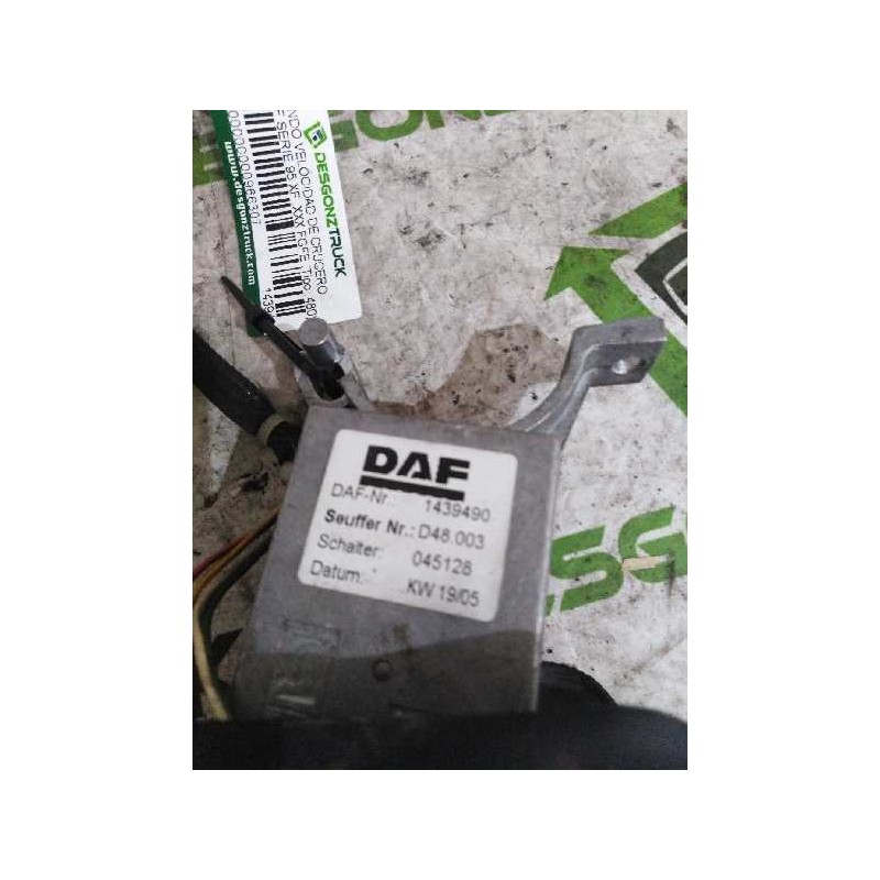 Recambio de mando velocidad de crucero para daf serie 95 xf .480 fgfe (tipo .480) larga distancia referencia OEM IAM 1439490 3