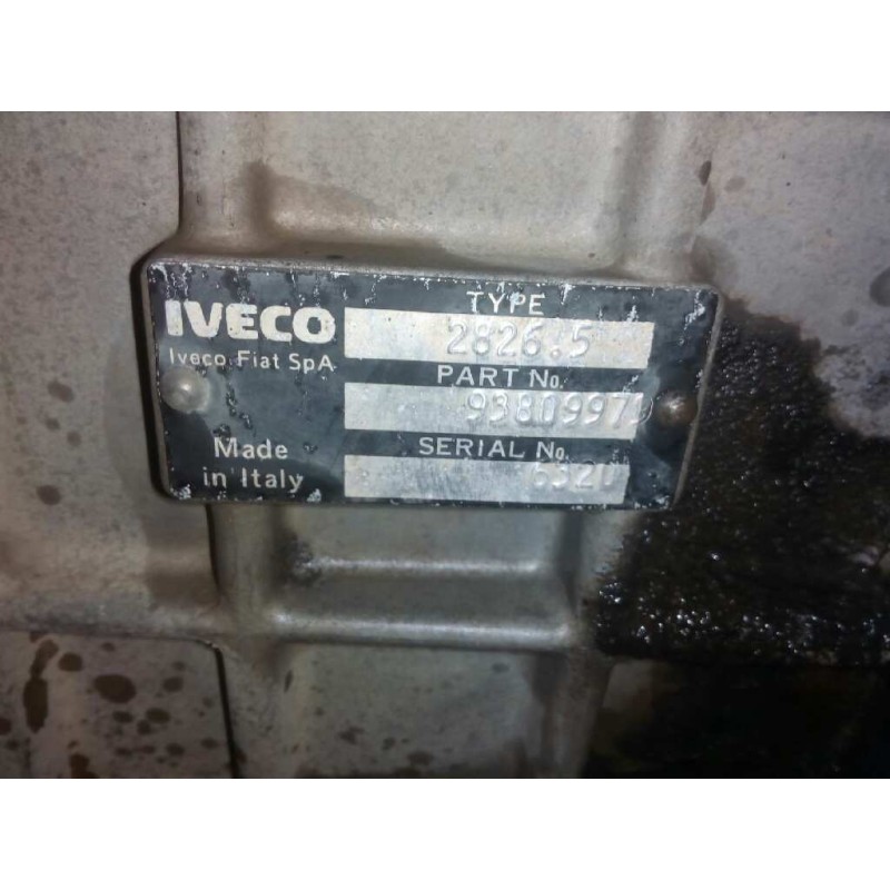 Recambio de caja cambios para iveco daily caja abierta / volquete 35-12 caja abierta referencia OEM IAM 28265 93809979 6320 3