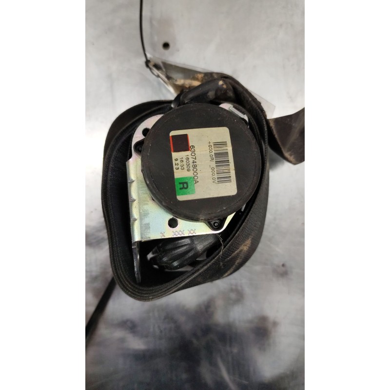 Recambio de cinturon seguridad trasero derecho para nissan juke (f15) 1.6 dig-t nismo rs referencia OEM IAM 630748000A  1600309 - Negro 3